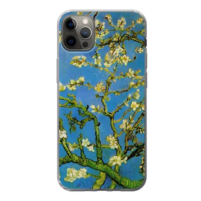 Produktbild von MuchoWow® Handyhülle Schutzhülle Hülle für iPhone 13 Pro Max Mandelblüte - Vincent van Gogh Silikon Softcase Handy Hülle - Mobiltelefon