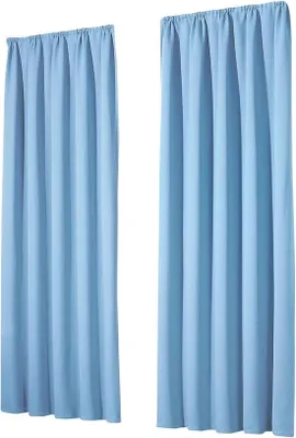 Immagine prodotto di Tende a rullo oscuranti con nastro plissettato, dimensioni (A x L): 245/175 x 135 cm, certificate Oeko-Tex, per un ambiente salubre, isolamento da luce, rumore, calore e freddo, opache, oscuranti, 1 set composto da 2 pezzi
