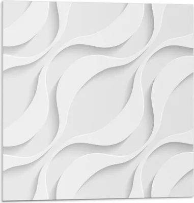 Immagine prodotto di Onde con motivo a onde - Autoadesivo - Rivestimenti murali - Decorazioni murali - Pannelli murali decorativi - Pannelli murali 3D - Design murale autoadesivo - 4 pezzi 50 x 50 cm