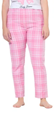 Produktbild von Ulla Popken Damen Pyjama rosa 50+