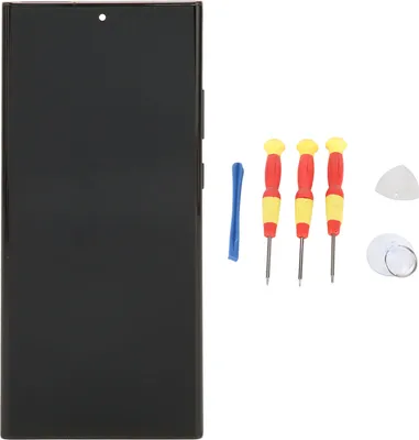 Telefon-Bildschirm-Ersatz mit Rahmen Reparatur-Werkzeug schwarz Telefon Touchscreen Display Montage für Note 20 Ultra