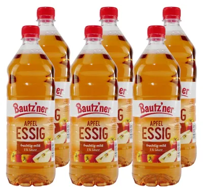 Produktbild von Bautzner Apfel-Essig -fruchtig mild- (12 x 1,0L)