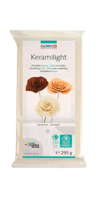 Produktbild von Keramilight Modelliermasse gebrauchsfertig ultraleicht lufthärtend weiß 250 g