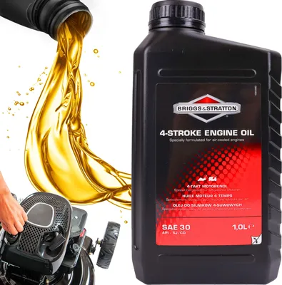 Immagine prodotto di Olio motore per tosaerba BRIGGS&STRATTON SAE30 per motori a quattro tempi da 1 litro
