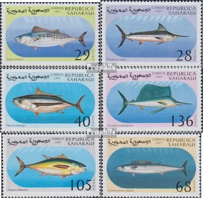 Produktbild von Briefmarken Sahara 1997 Mi Ausgabe der Exilregierung ohne Gültigkeit im int. Postverkehr Nr.19 postfrisch Fische