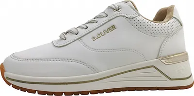 Immagine prodotto di Scarpe da uomo s.Oliver, modello sportivo con lacci, colore bianco, ideali per il tempo libero