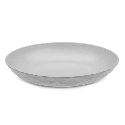 Image de Koziol Club Assiette creuse, assiette de service, assiette à soupe, assiette creuse, assiette à pâtes, plastique, Organic Grey, 22 cm, 4006670