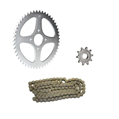 Produktbild von Kettensatz 3-teilig silber 10/50 Zähne für Hercules Prima 2 3 4 5 5 M 4 5 HR2 P 1 3 MX1 Optima