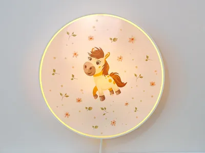 Produktbild von Kinderzimmer Wandleuchte PONY PAULA