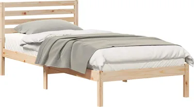 Obrázok produktu pre Rám postele Hnedá 100 x 220 cm Masívne borovicové drevo