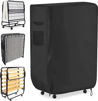 Produktbild von Famanu Schutzhülle für Klappbetten - wasserfest, staubdicht, robust - 99 x 38 x 114 cm