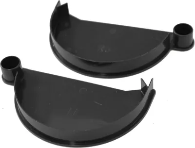 Produktbild von Endstück rechts, RG100 Typ 300 braun (1 Stück)
