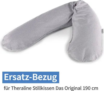 Image de Theraline Housse de rechange pour coussin d'allaitement L'Original