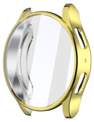Immagine prodotto di Per Samsung Galaxy Watch 7 44 mm Full Cover TPU placcata Smart Case Cover protettiva Oro