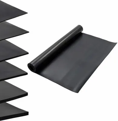 Produktbild von Gummimatte 1,2 x 2 m für Werkstatt, Garten und Terrasse, rutschfeste Bodenmatte mit 6 mm Dicke