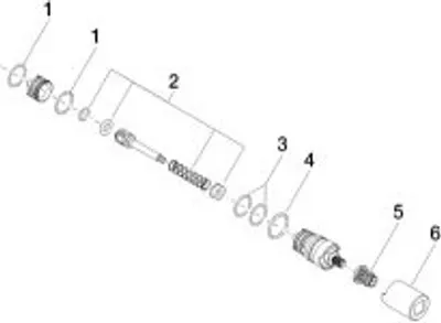 Produktbild von Dornbracht 9021340860090 Umstellung für Showerpipe Ersatzteile