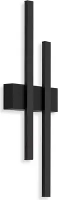 Image de Telefunken LED Applique murale d'extérieur, 47 cm, 8 W, noir, Briloner Leuchten