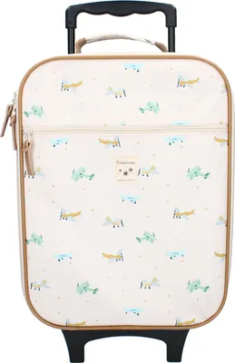 Image de Vadobag Trolley avec des imprimés d'avion cool Beige One size