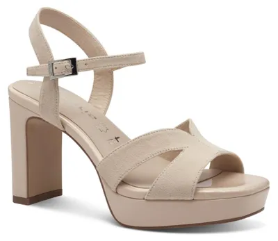 Produktbild von Tamaris Damen Klassische Sandalen 28309-42-251 Farbe: Beige Größe: 41