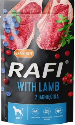 Produktbild von Rafi Krmivo pro psy s jehněčím masem v sáčku 500 G