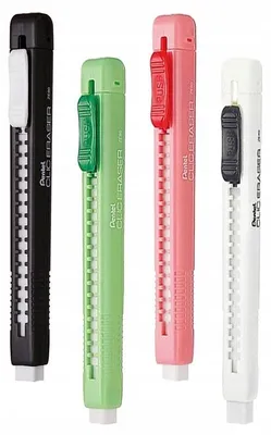 Zdjęcie produktu dla Pentel Clic Eraser ZE80, выдвижной ластик, селедовый цвет