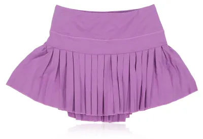 Produktbild von Plissierter Tennisrock mit Taschen, Sportrock, Laufrock, lila, Damengröße XL