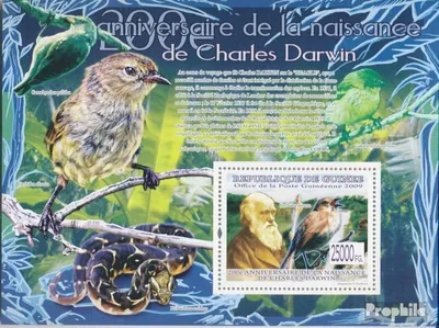Produktbild von Briefmarken Guinea 2009 Mi Block 1689 (kompl. Ausgabe) postfrisch Vögel