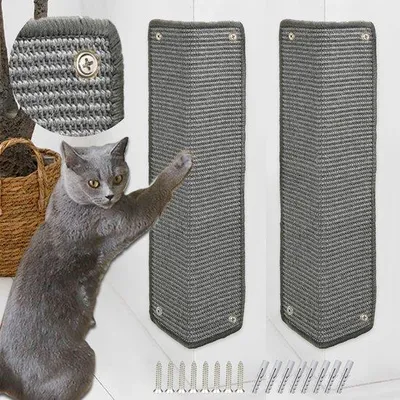 Produktbild von Sisal Krabmat für Katzen für Bank oder Tisch (Grau, 60 x 25 cm)