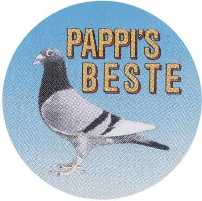 Produktbild von Auto-Aufkleber - Taube - Papis Beste - Gr. ca. 6 cm - TB754/7