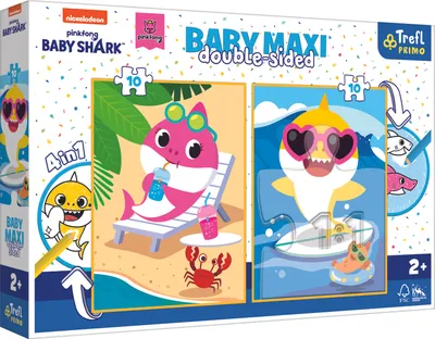 Obrázek produktu pro Trefl Puzzle Baby Maxi - Happy Shark Day 43005