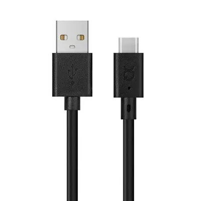 Produktbild von Xqisit 31298, 3 m, USB A, USB C, USB 2.0, Schwarz