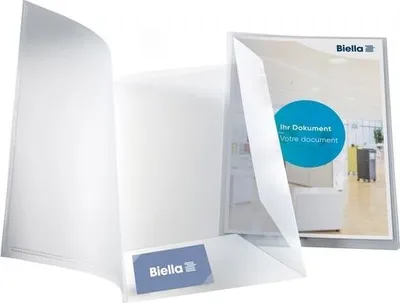 Produktbild von Biella - Angebotsmappe Pearl 5 A4 mit Tasche 2 Klarsichtklappen | 5 Stück