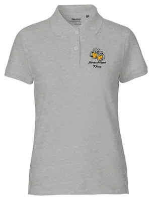 Produktbild von Huuraa Damen Polo Shirt Jungschützenkönig Schützenfest XL Sport Grey Bio Baumwolle Fairtrade Poloshirt Geschenkidee