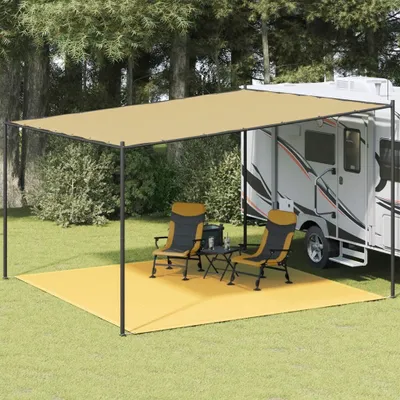 Produktbild von 2024 Moderne Campingzelte Zeltteppich 400x400 cm Beige 547229
