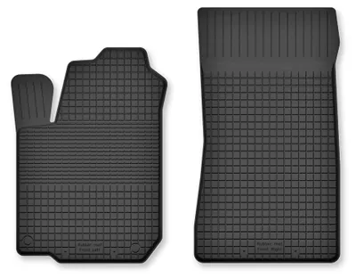 Image de Tapis avant en caoutchouc pour Fiat Bravo II 2007-2012 (hayon) – 2 pièces, noirs, semi-universel, adapté