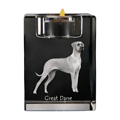 Imagen del producto de Art-Dog Portavelas para vela de té – Gran danés