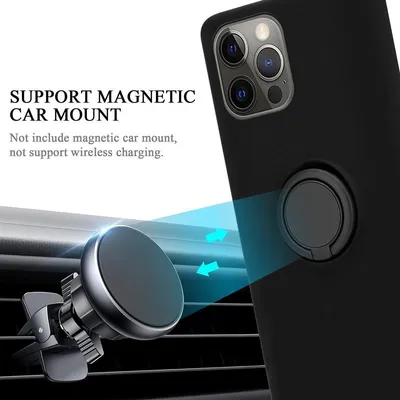 Image de Cadorabo Housse pour Apple iPhone 12 / 12 PRO Housse de protection en noir Housse pour portable TPU Etui Case Cover