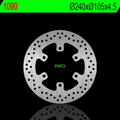 Produktbild von Ng Bremsscheibe Vorne Piaggop 50/125/250/300/400/500, Gilera 125/200/500, Für Bmw G650X-Hinten (240X105X4.5)