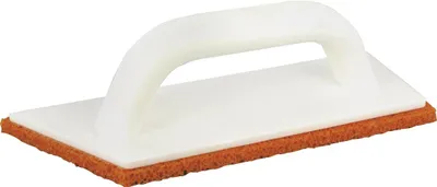 Produktbild von Kunststoff-Fummelbrett 80 x 260 mm mit rotem 10 mm Schwammgummibelag