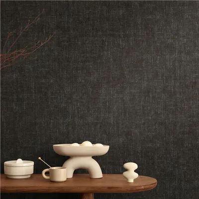 Produktbild von A.S. Creation Vliestapete 10.05 x 0.53 m Livingwalls Unitapete Schwarz 791105 Einfarbig CosmoLiving by Cosmopolitan