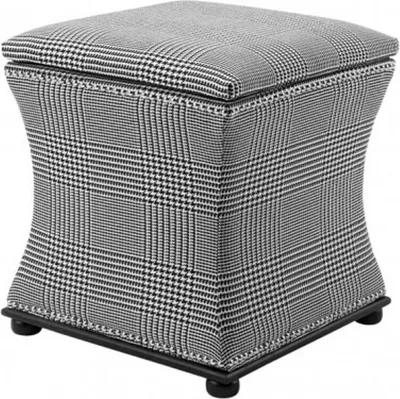 Produktbild von Casa Padrino Luxus Sitz Hocker 47 x 47 x H. 52 cm - Luxus Qualität