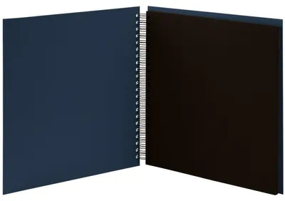 Produktbild von Rössler S.O.H.O., Navy, 60 Blätter, 290 x 290, Spiralbindung, Schwarz, 315 mm