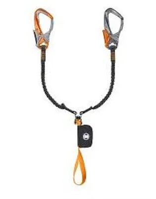 Zdjęcie produktu dla Lonża via ferrata SKYLOTEC Vael - czarna/pomarańczowa