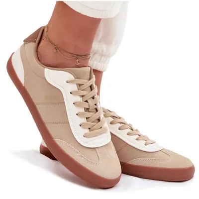 Zdjęcie produktu dla Sneakersy Damskie Big Star TT274420 Ciemnobeżowe 37