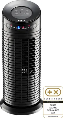 Produktbild von Solis Turmventilator, Oszillation, 35 Watt, 3 Stufen, Timer, Touch LED Display