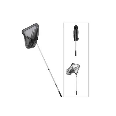 Image de SIENA GARDEN Epuisette télescopique, filet triangulaire grossier