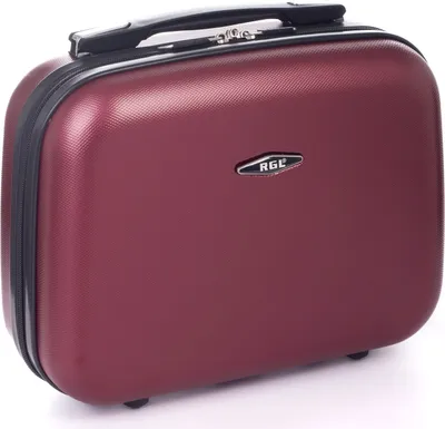 Obrázek produktu pro RGL Univerzální kosmetický kufřík tvrdá skořepina kosmetický kufřík Hardcase Barva: tmavě červená