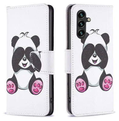 Produktbild von Für Samsung Galaxy A14 5G / 4G Kunstleder Handy Tasche Book Motiv 5 Schutz Hülle