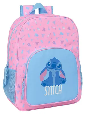 Productafbeelding van Safta Stitch rugzak, 19 liter, 33x42x14 cm, roze. Kinderrugzak, roze, one size