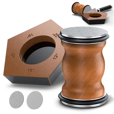 Produktbild von Messerschärfer professionell, 12°/15°/17°/19°/22° Schleifwinkel, für Küchenmesser